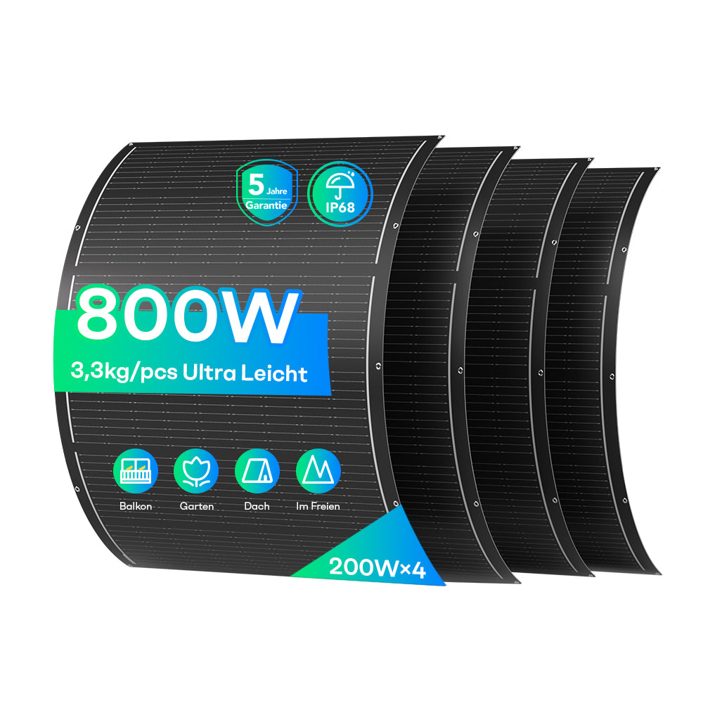 Sunpura Flexibles Solarmodul Set