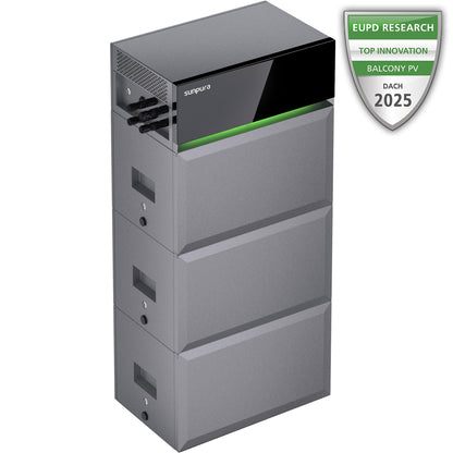 Sunpura S2400 – Plug & Play Balkonkraftwerk mit Speicher