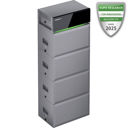Sunpura S2400 AC – Plug & Play Balkonkraftwerk Speicher nachrüsten