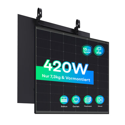 Sunpura 420W Leichtglas Solarmodul Set